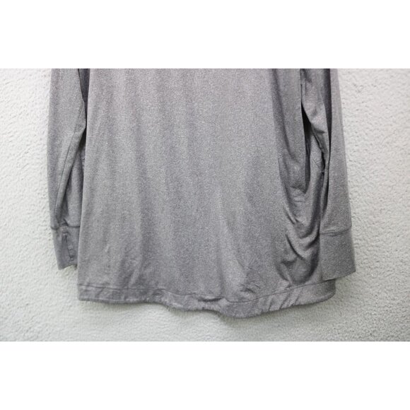 Cuddl Duds Flex Comfort Hooded Open Front Cardigan-S/M-Thumbholes-Soft-Pockets - Picture 10 of 11